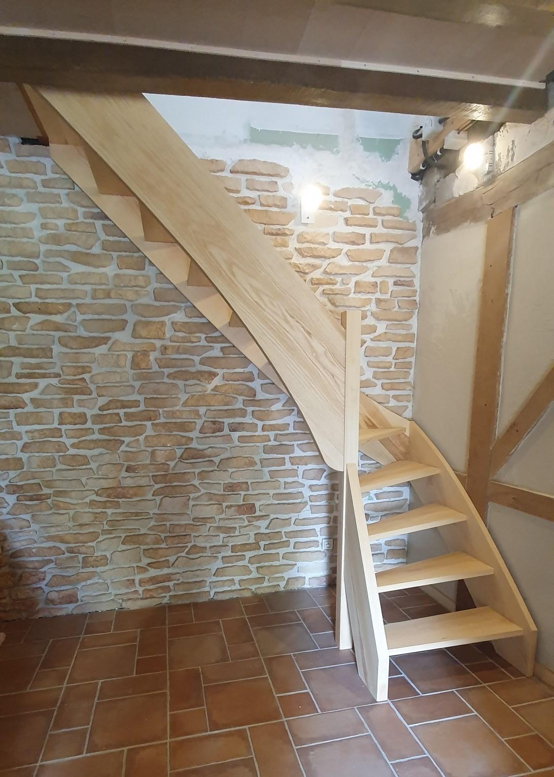 Installation d'un escalier